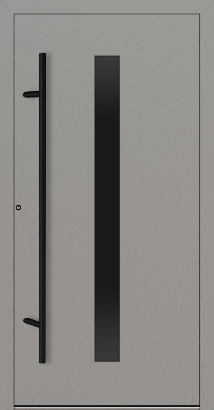 Turenwerke P90 Design 21 Aluminium Door - Grey RAL9007 - Blackline