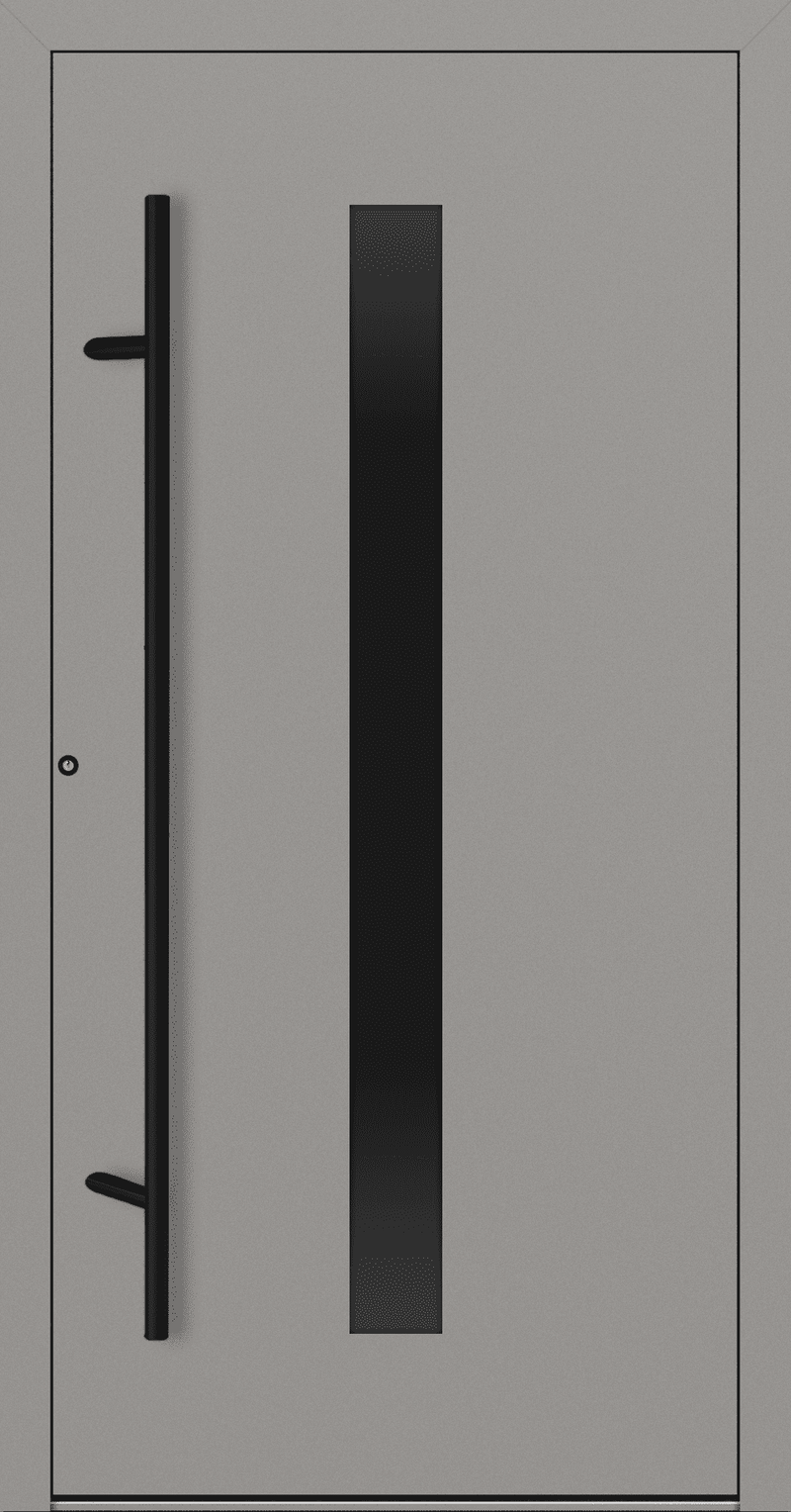 Turenwerke SL75 Design 21 Aluminium Door - Grey RAL9007 - Blackline