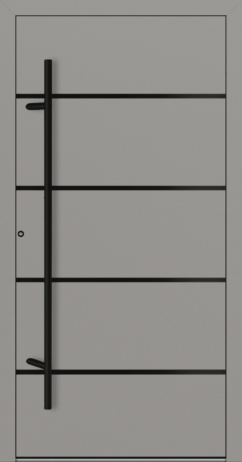 Turenwerke SL75 Design 22 Aluminium Door - Grey White - Blackline