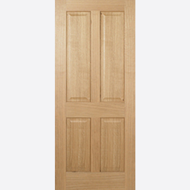 Pre-Assembled Regency 4P Un-finished Oak Door Set