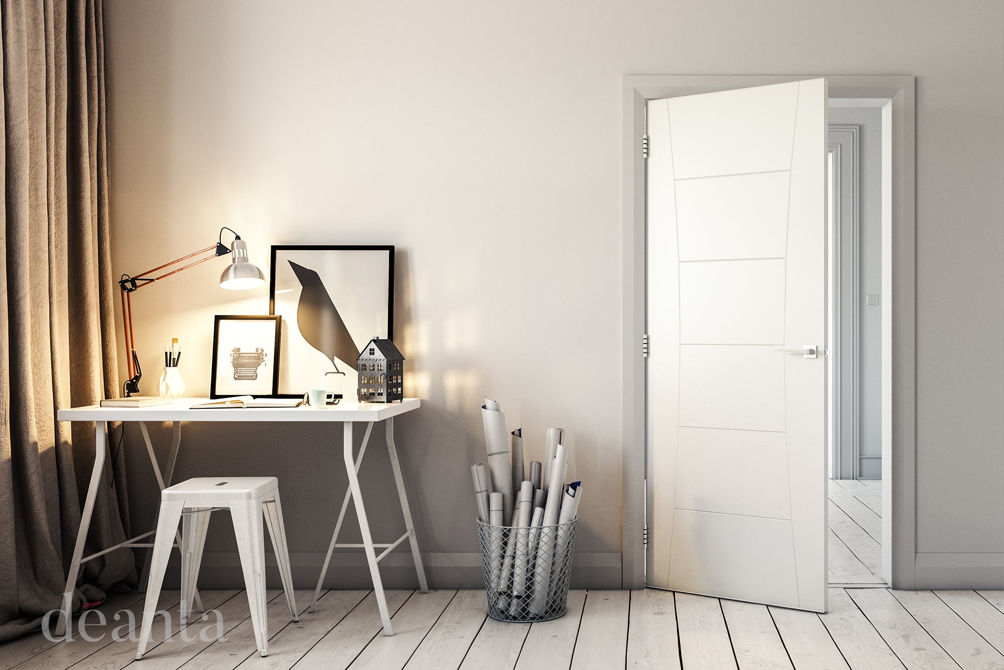 Deanta White Primed Pamplona