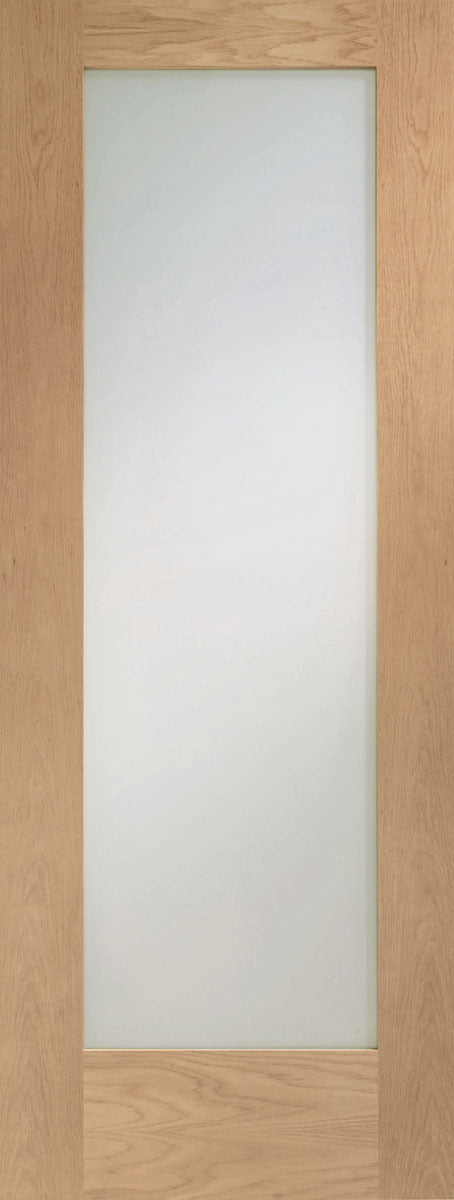 XL Joinery Oak Pattern 10 Obscure Glazed Internal door