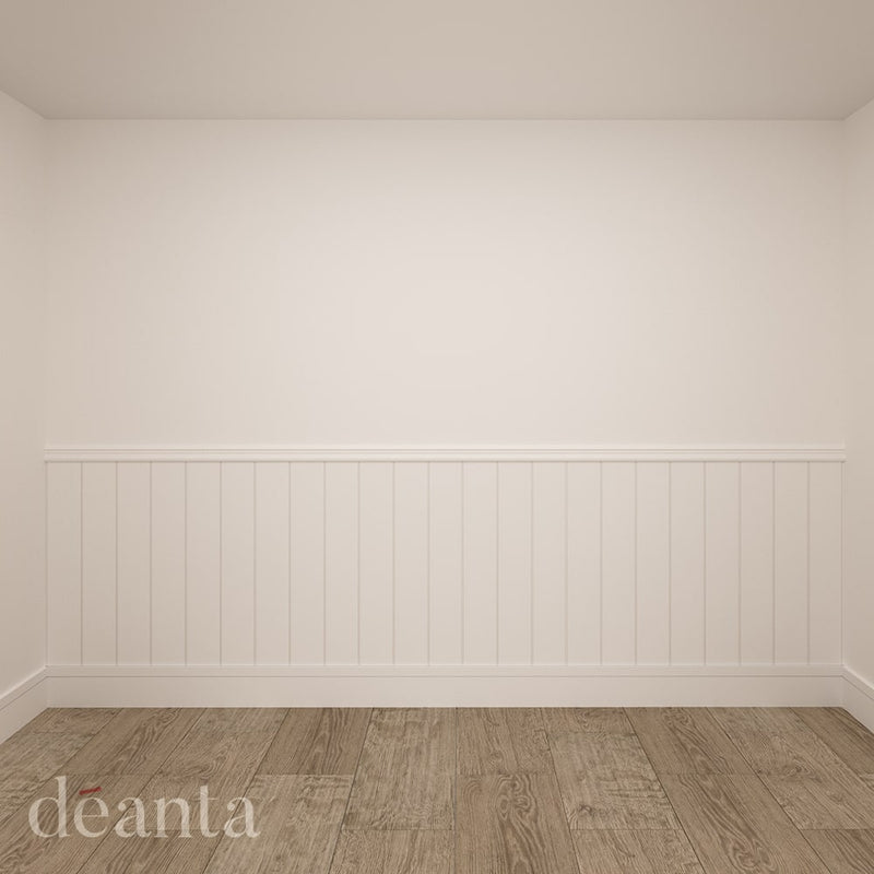 Deanta White Primed Madingley Wall Panelling