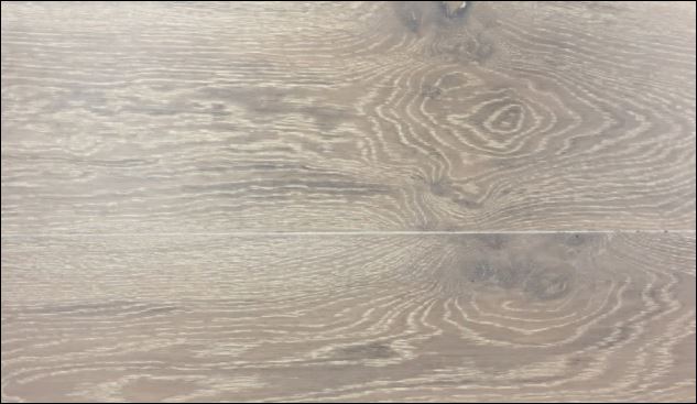 Xylo Richmond R75 Polar White Stained Oak Rustic ABCD Brushed UV Oiled - 14 x 190 x 1900mm