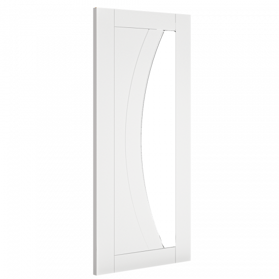 Deanta White Primed Ravello Glazed Internal door