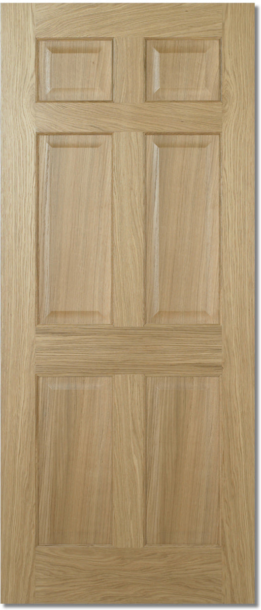 Pre-Assembled Prefinished Oak Regency 6P Fire Door Set