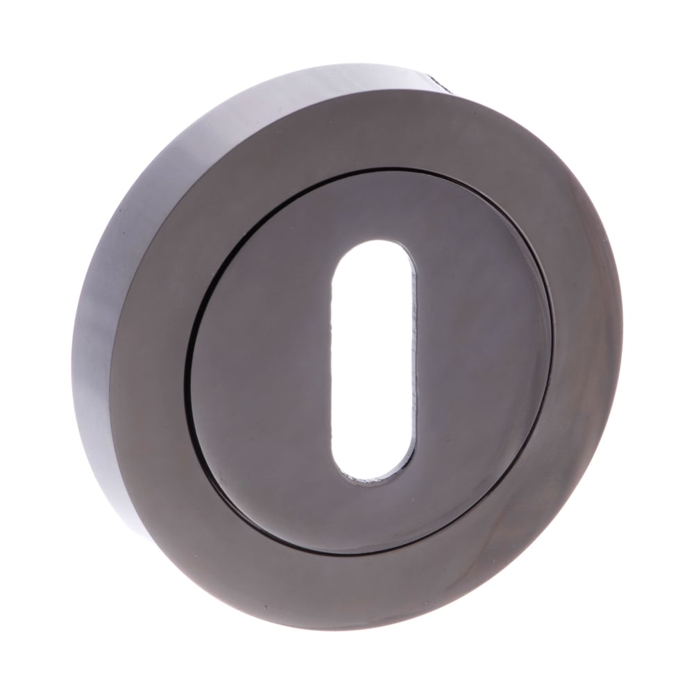 Atlantic Status Round Key Escutcheon (Black Nickel)