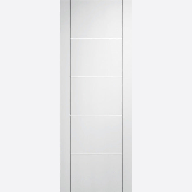 Pre-Assembled White Primed Vancouver 5P Door Set