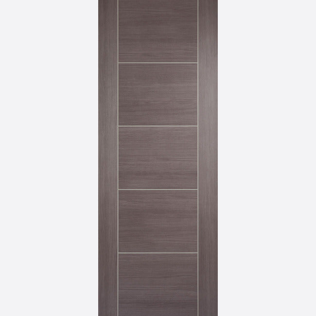 Pre-Assembled Medium Grey Laminated Pre-finished Vancouver Door Set