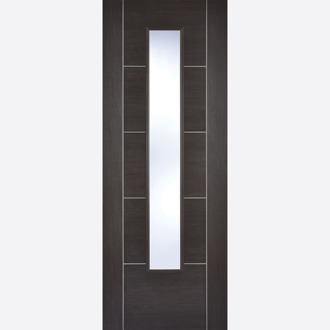 Dark Grey Laminated Vancouver Glazed Door Kit