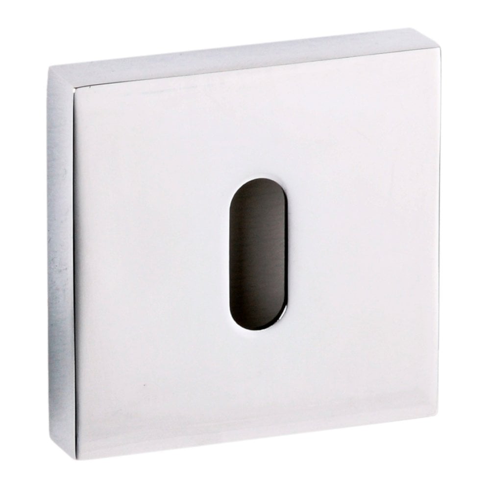 Atlantic Senza Pari Square Key Escutcheon (Polished Chrome)