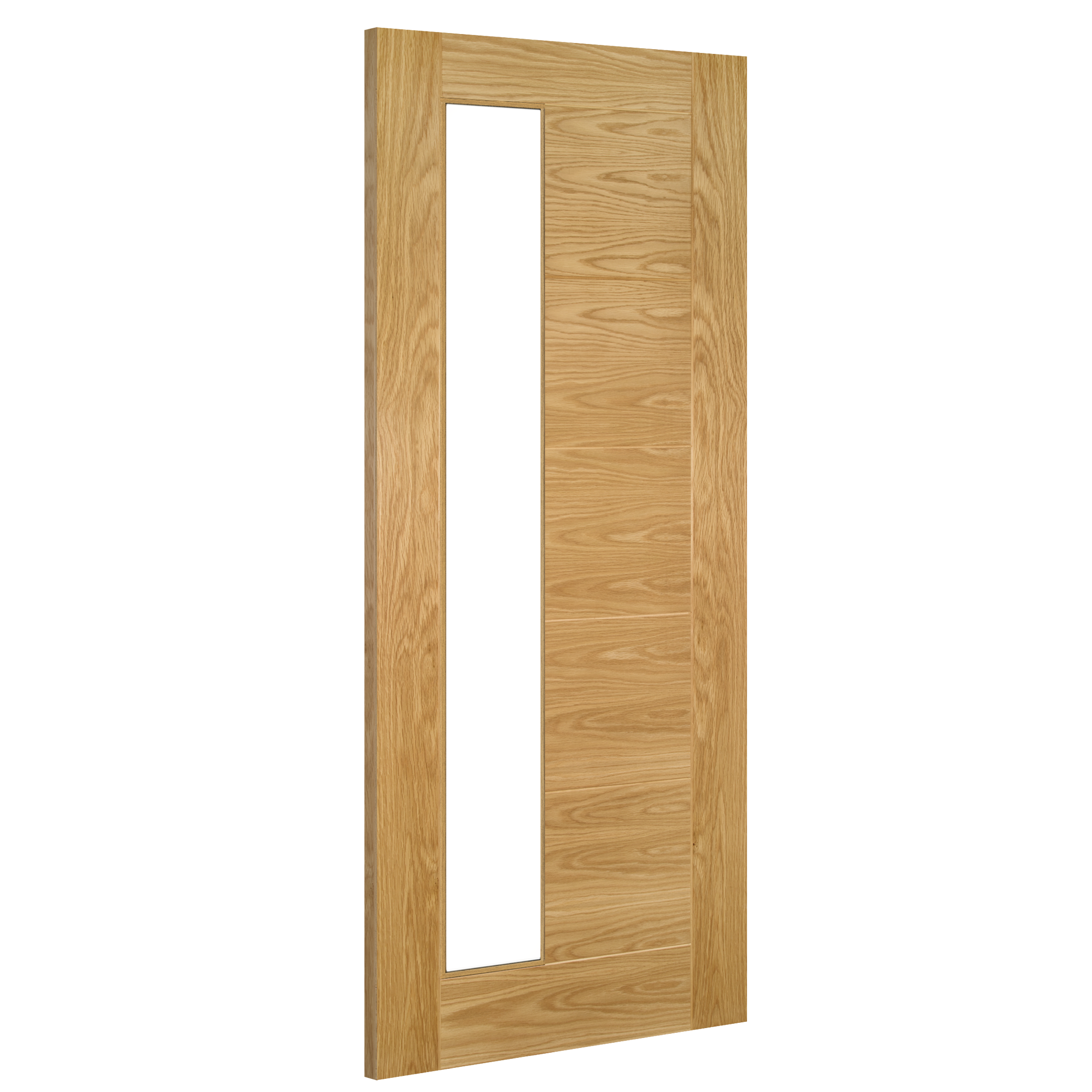 Deanta Seville Prefinished Oak 1SL Glazed Door FSC