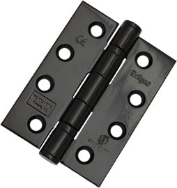 Stainless Steel Ball Bearing Butt Hinges Colour Coated (Jet Black)
