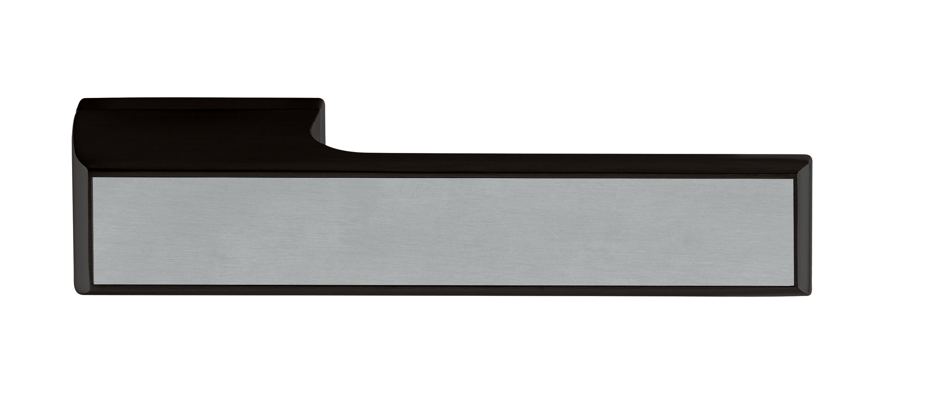 Atlantic Tupai Rapido VersaLine Tobar Designer Lever on Long Rose - Satin Stainless Steel Decorative Plate