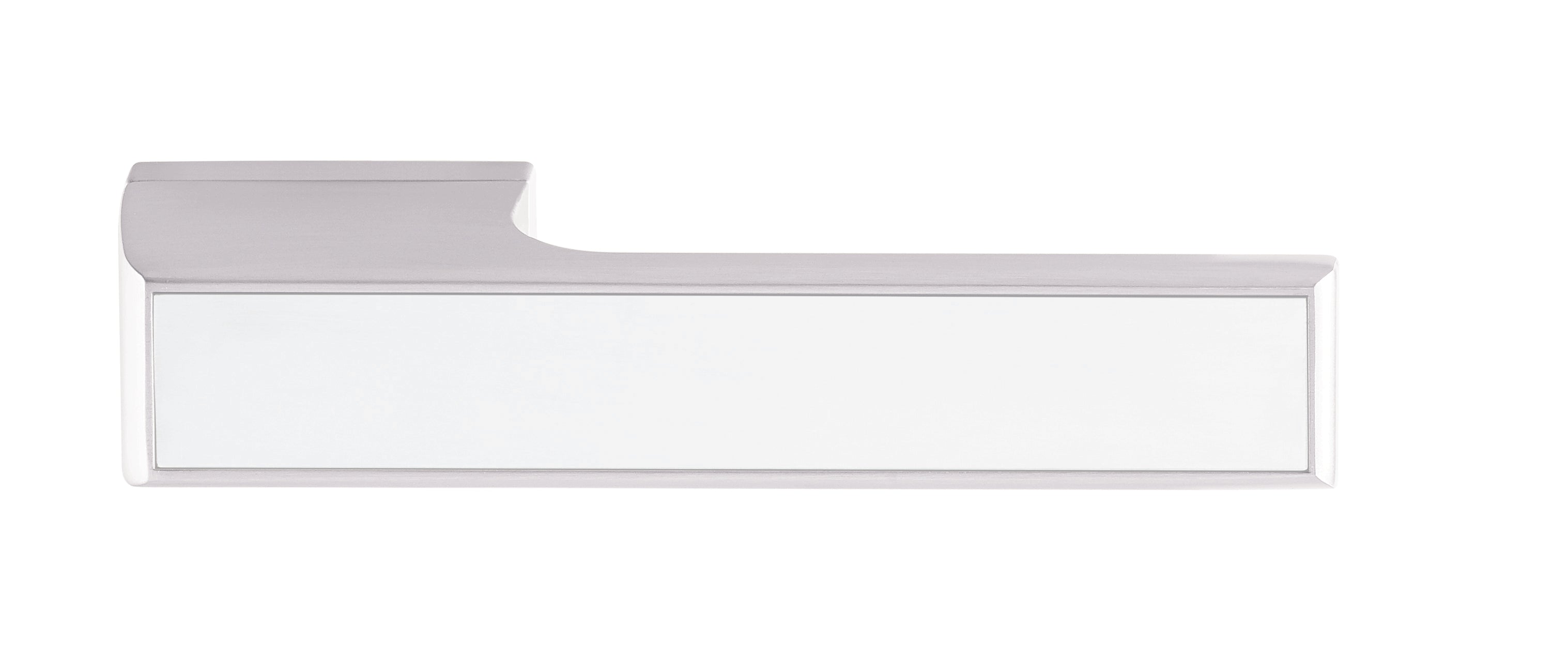 Atlantic Tupai Rapido VersaLine Tobar Designer Lever on Long Rose - White Decorative Plate