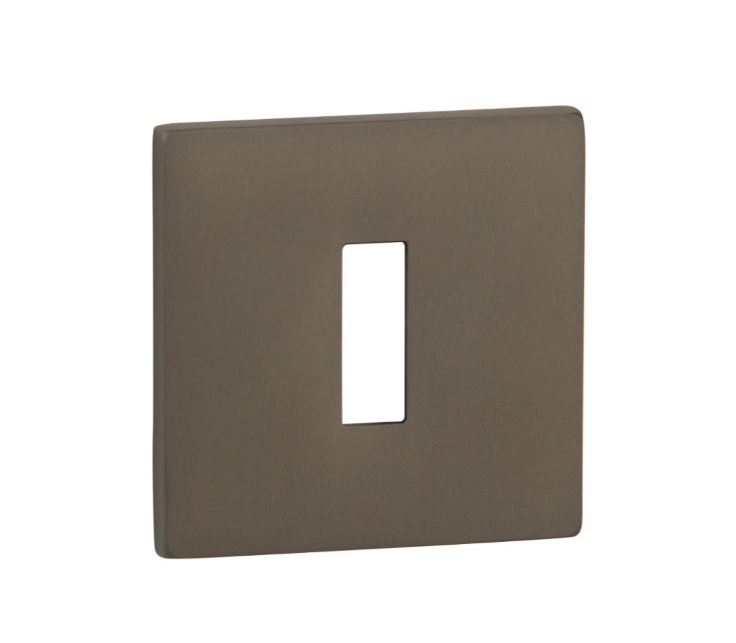 Atlantic Tupai Slim Square Key Escutcheon (Titanium)
