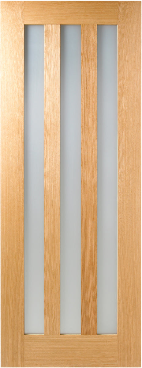 LPD Prefinished Oak Utah 3L Frosted Internal door