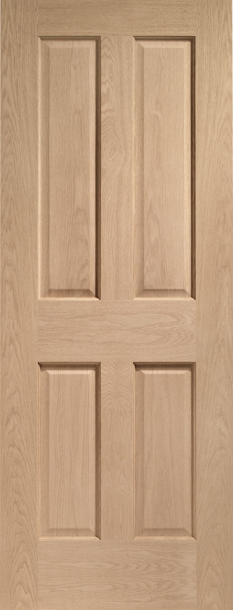 XL Joinery Oak Victorian 4 Panel Internal door