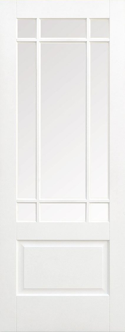 LPD Solid White Downham Glazed Internal door