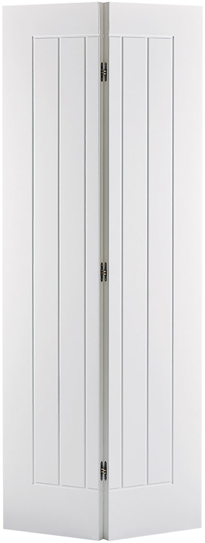 LPD White Mexicano Bi-Fold Internal door