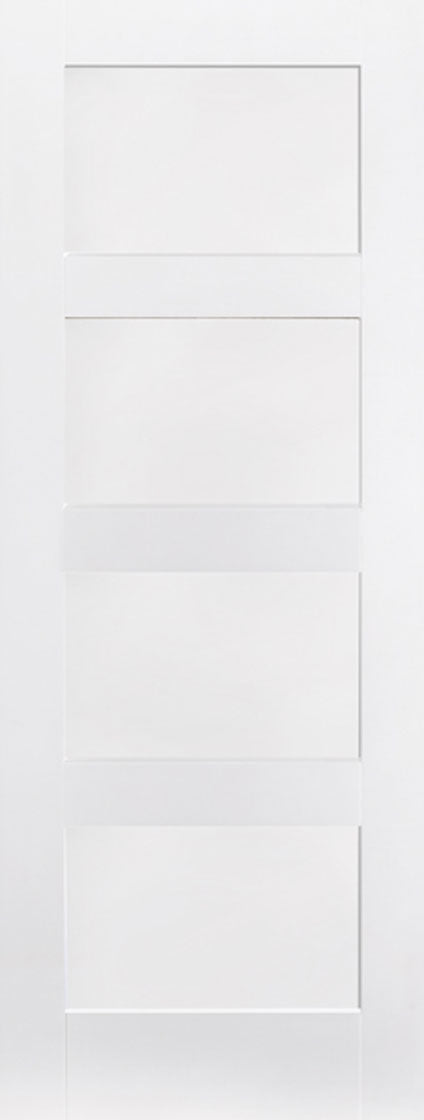LPD White Shaker 4 Panel Fire Door