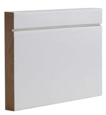 Deanta White Primed Shaker Skirting (4 Lengths)