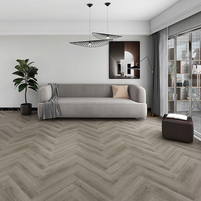 Xylo Westminster SPC Vinyl Herringbone Ocean Ridge - 6 x 110 x 620mm