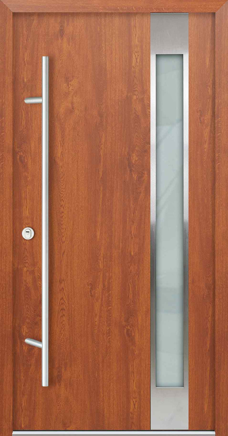 Turenwerke AC68 Design 04 Steel Door - Golden Oak