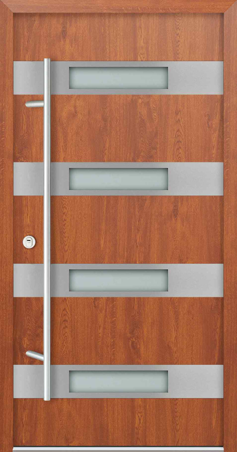 Turenwerke AC68 Design 06 Steel Door - Golden Oak
