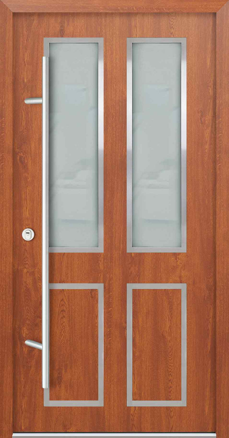 Turenwerke AC68 Design 09 Steel Door - Golden Oak