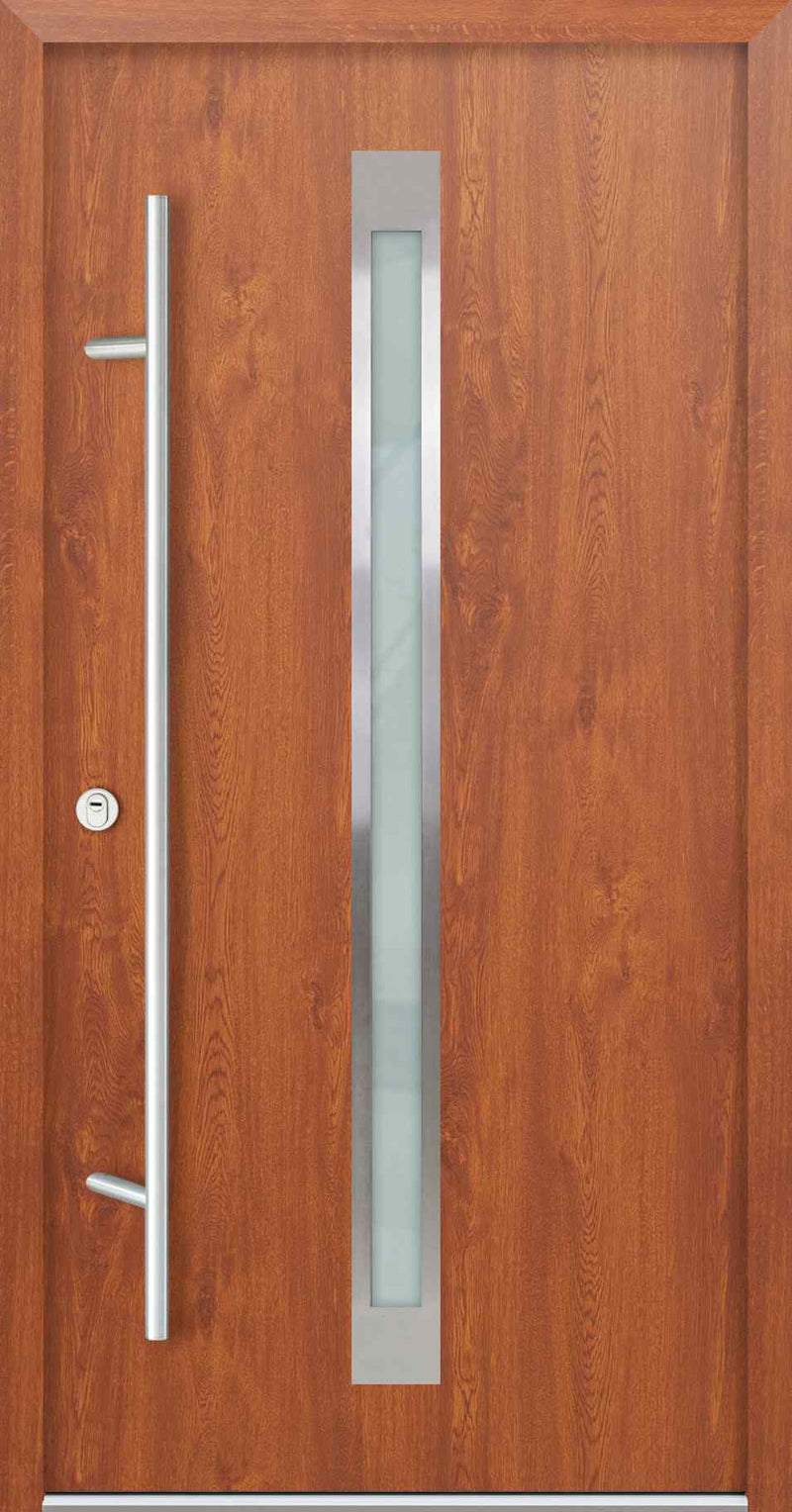 Turenwerke AC68 Design 10 Steel Door - Golden Oak