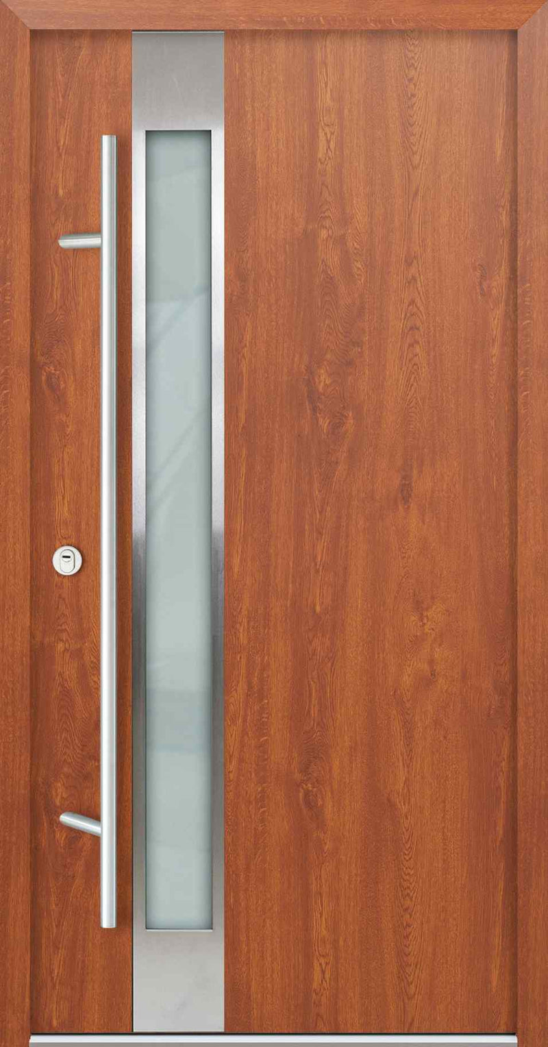 Turenwerke AC68 Design 14 Steel Door - Golden Oak
