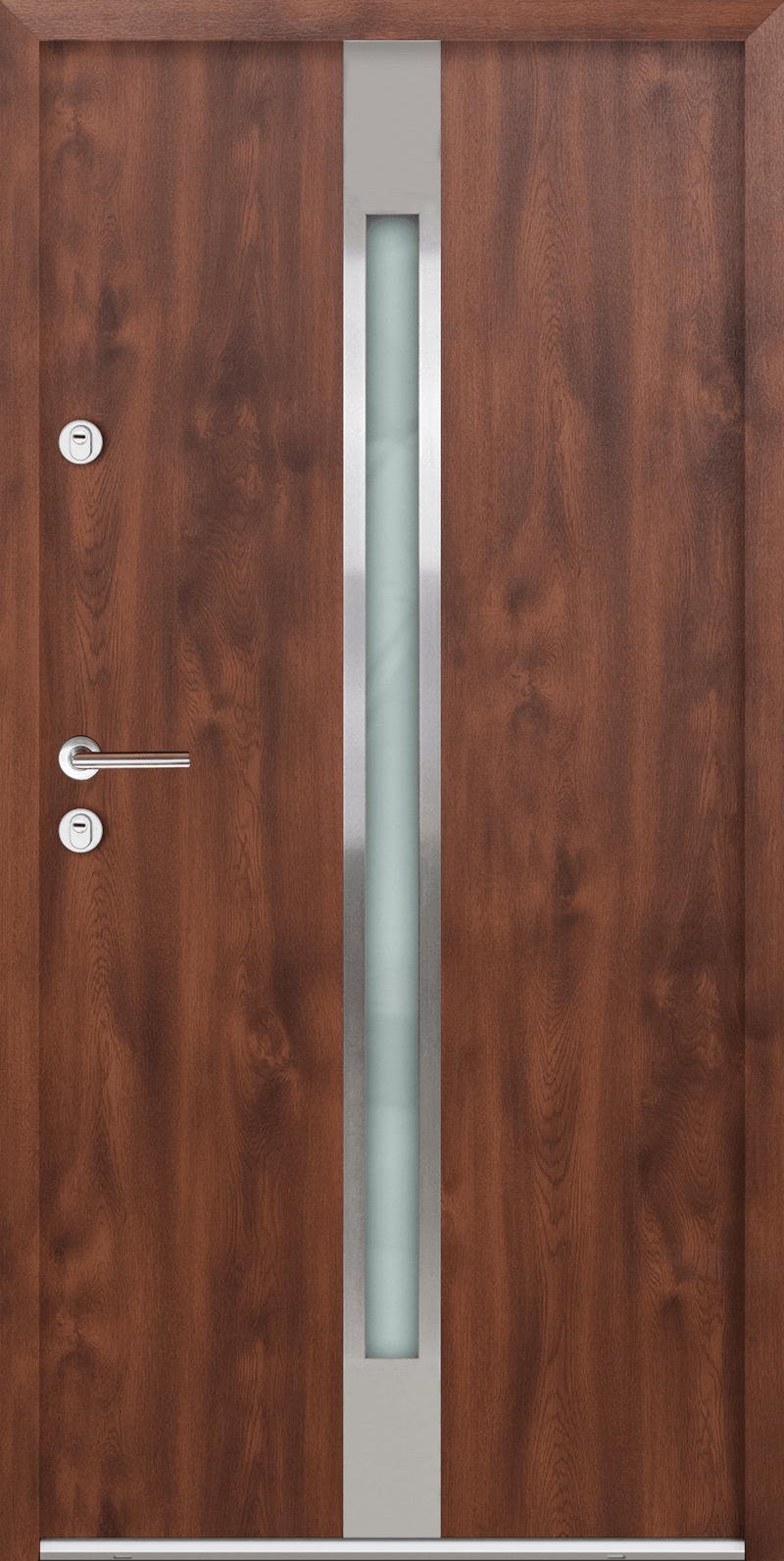 Turenwerke ATU 68 Design 505 Steel Door - Walnut