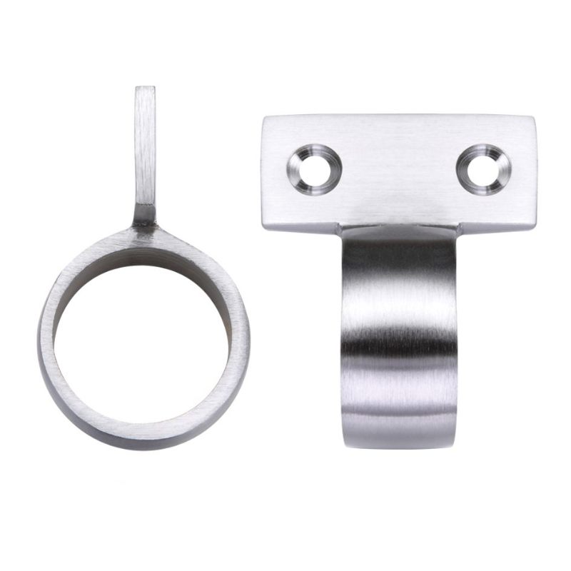Zoo Window Sash Ring Vertical Fix - 28mm dia-Satin Chrome