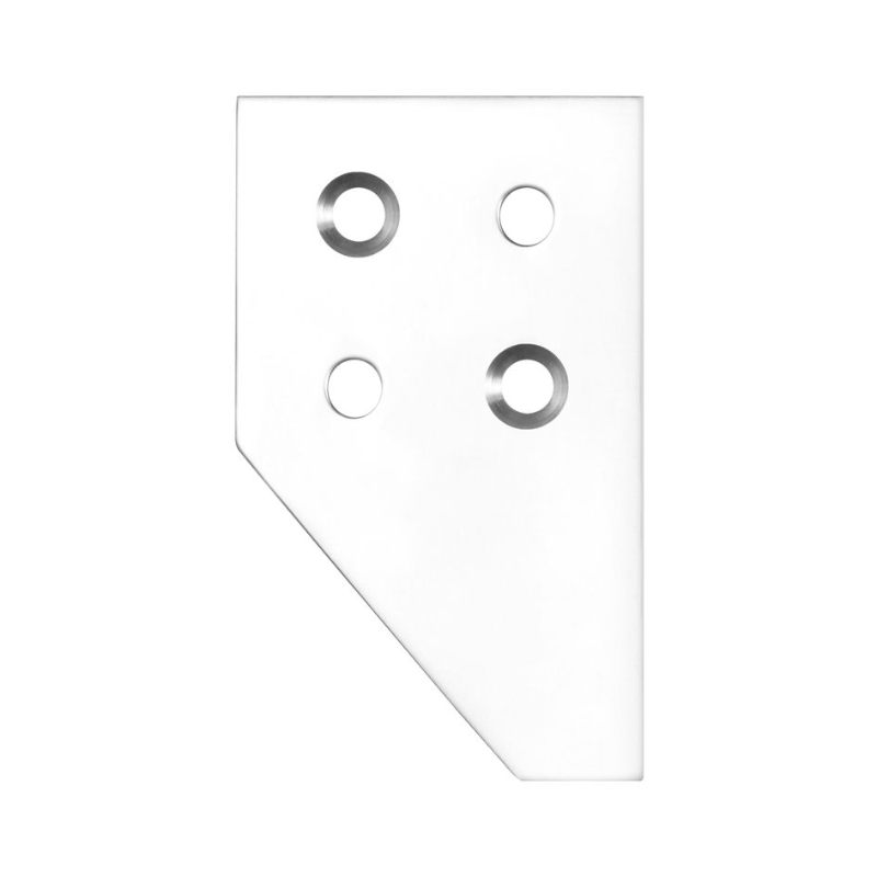 Zoo Sash Strike Plate for Sash Stop-Polished Chrome