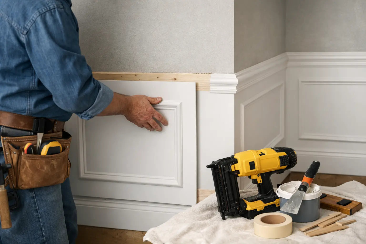 How to Fit Wall Panelling for a Neat Finish