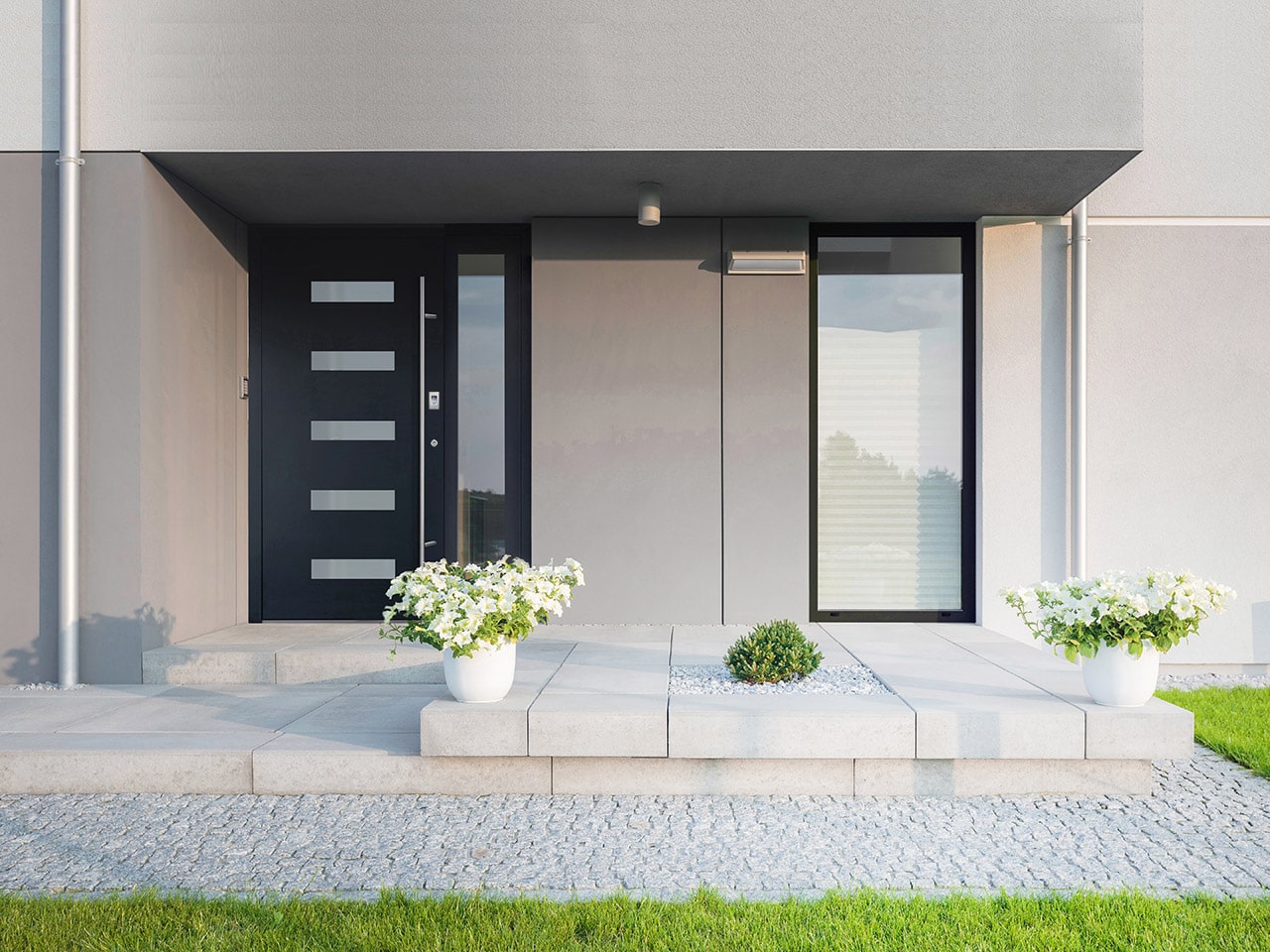 External Clear Glazed Doors