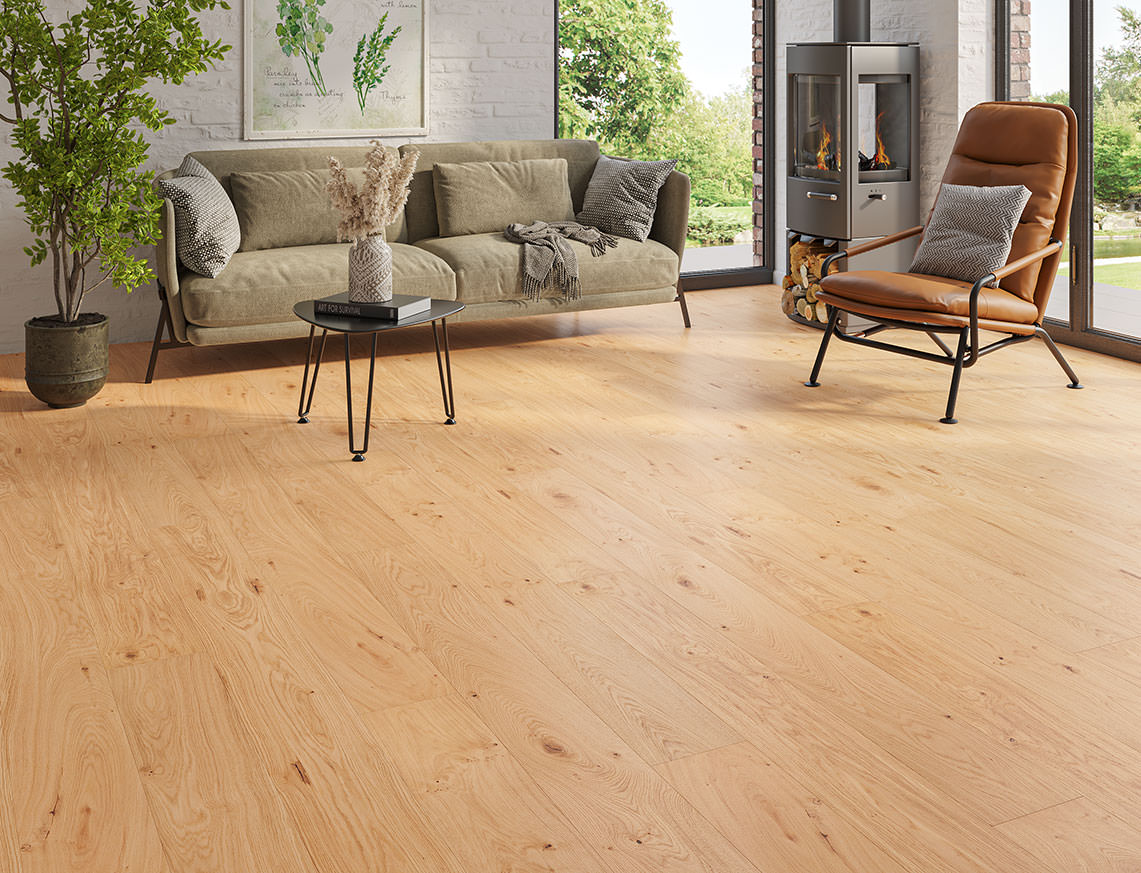 Engineered Oak Plank Flooring