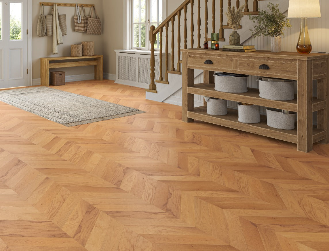 Engineered Oak Chevron Flooring