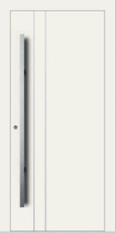 Turenwerke SL75 Design 1210 Premium75 Aluminium Door - Traffic White RAL 9016