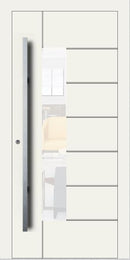 Turenwerke SL75 Design 1420 Premium75 Aluminium Door - Traffic White RAL 9016