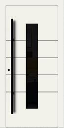 Turenwerke SL75 Design 1450B Premium75 Aluminium Door - Traffic White RAL 9016