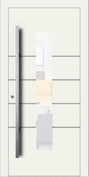 Turenwerke SL75 Design 1450 Premium75 Aluminium Door - Traffic White RAL 9016