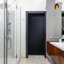Artis Nairobi Industrial Solid 4P Black Primed Internal door