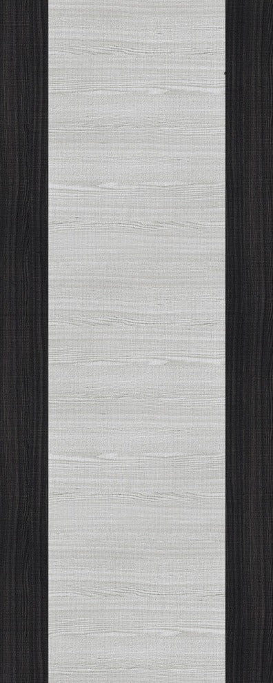 Deanta Flush Light Grey Ash Dark Grey Edges FSC Internal door