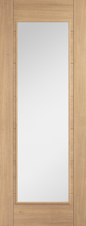 LPD Oak Carini Glazed 1L Door