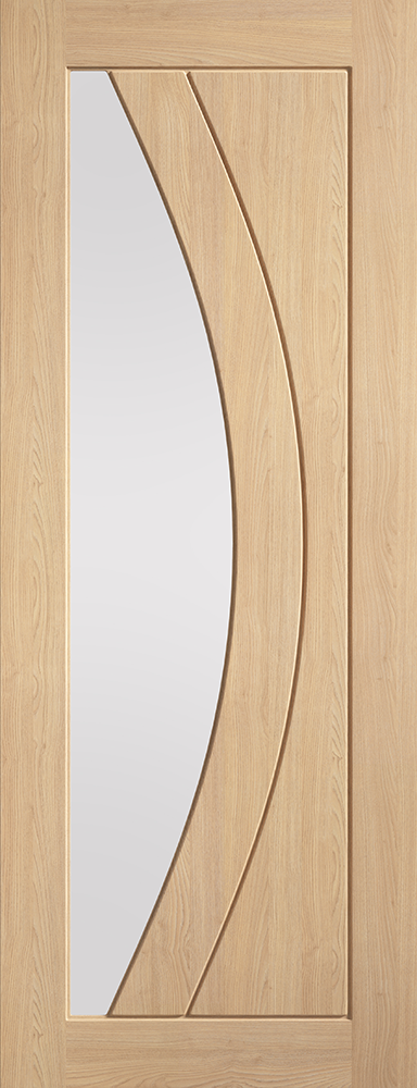 LPD Pre-finished Oak Girona Glazed Door