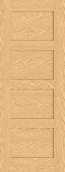 Artis Shaker 4P Unfinished Oak Door