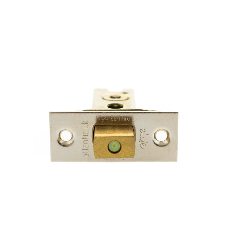 Atlantic Fire-Rated CE Marked Bolt Through Heavy Duty Tubular Deadbolt 3" - Polished Nickel