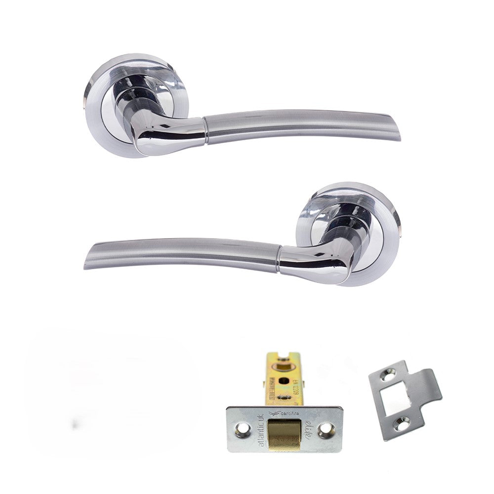 Atlantic ECO10SCPC Eco Swell on Round Rose Door Handle Pack